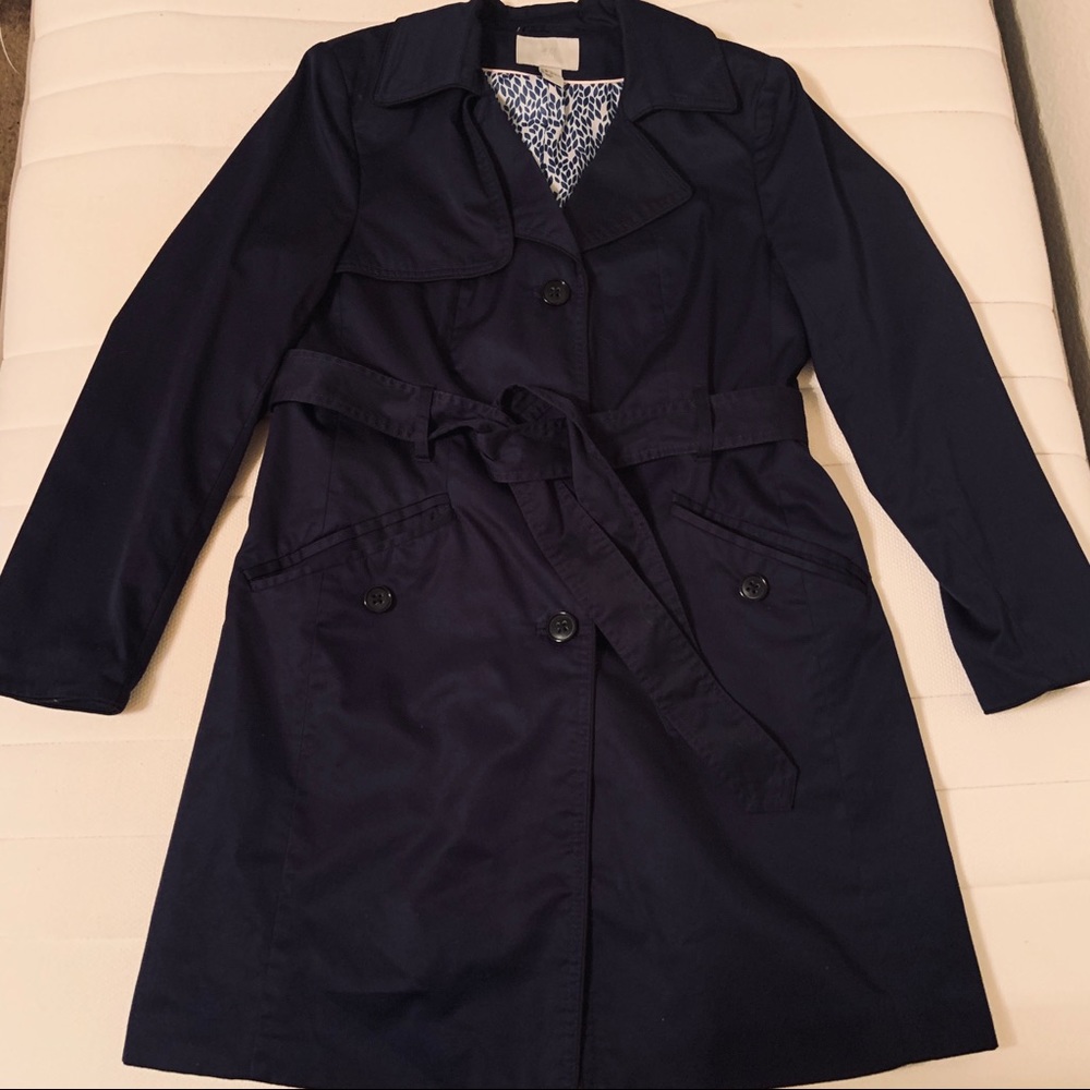Dark Navy Fitted Coat